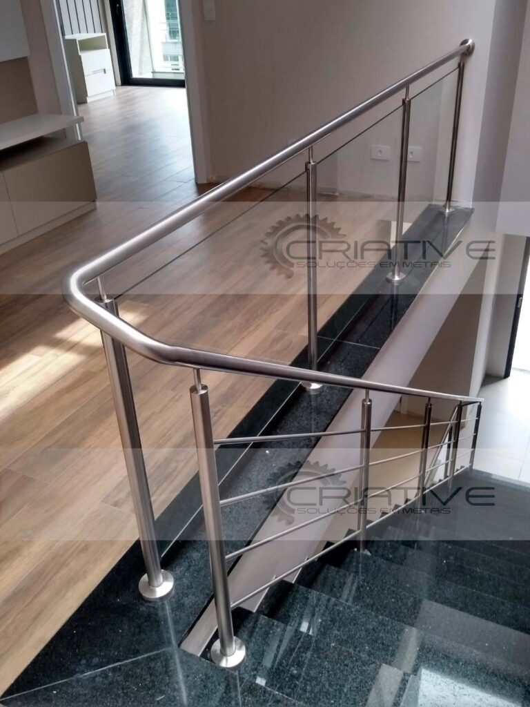 Corrimão em Aço Inox - Criative Metais